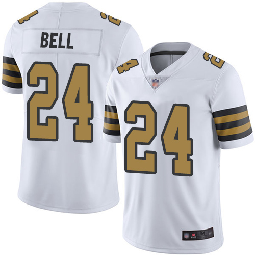 Men New Orleans Saints Limited White Vonn Bell Jersey NFL Football #24 Rush Vapor Untouchable Jersey